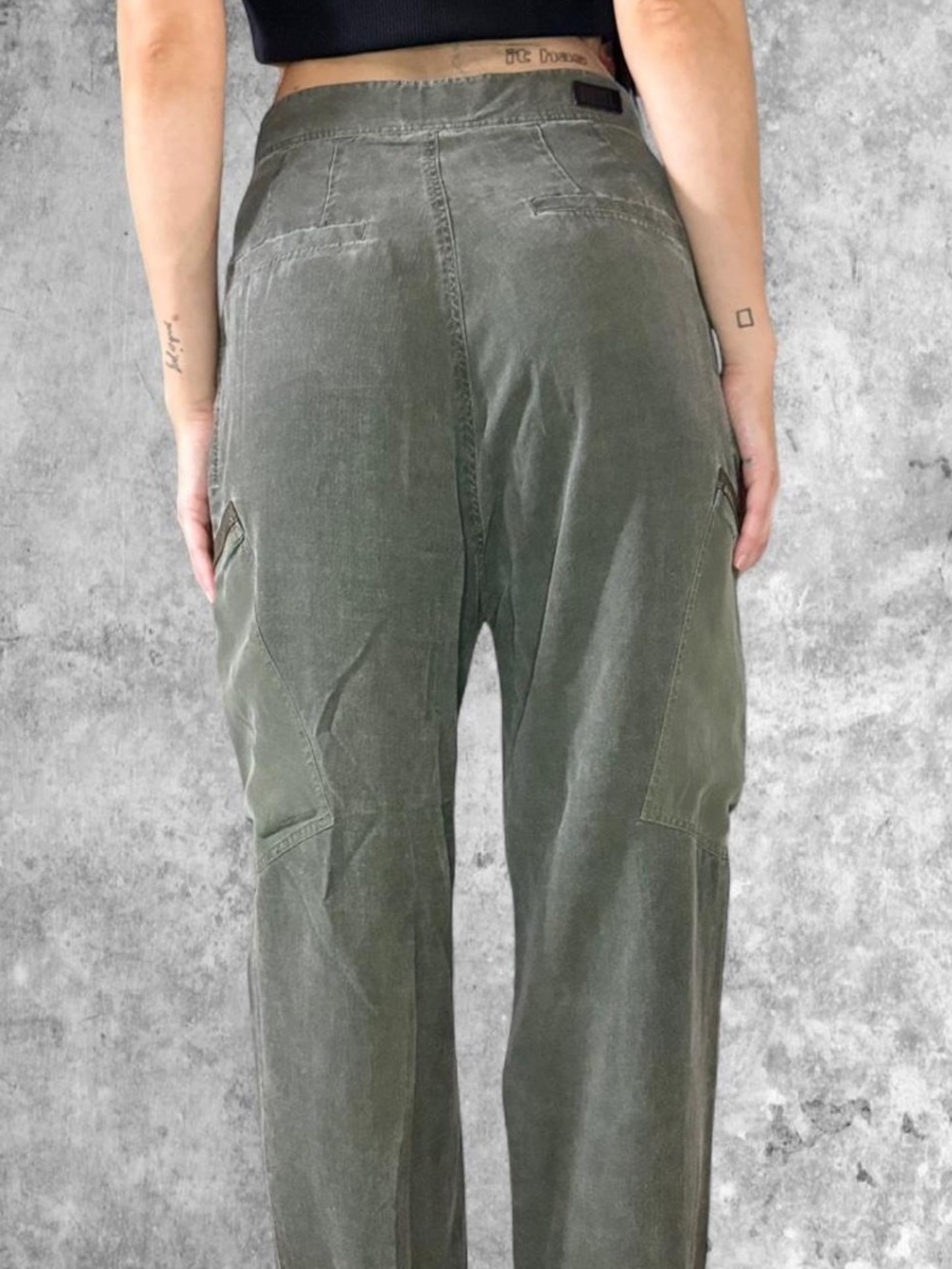 Diesel Dark Green Utility Cargo Pants - Picture 6 of 6